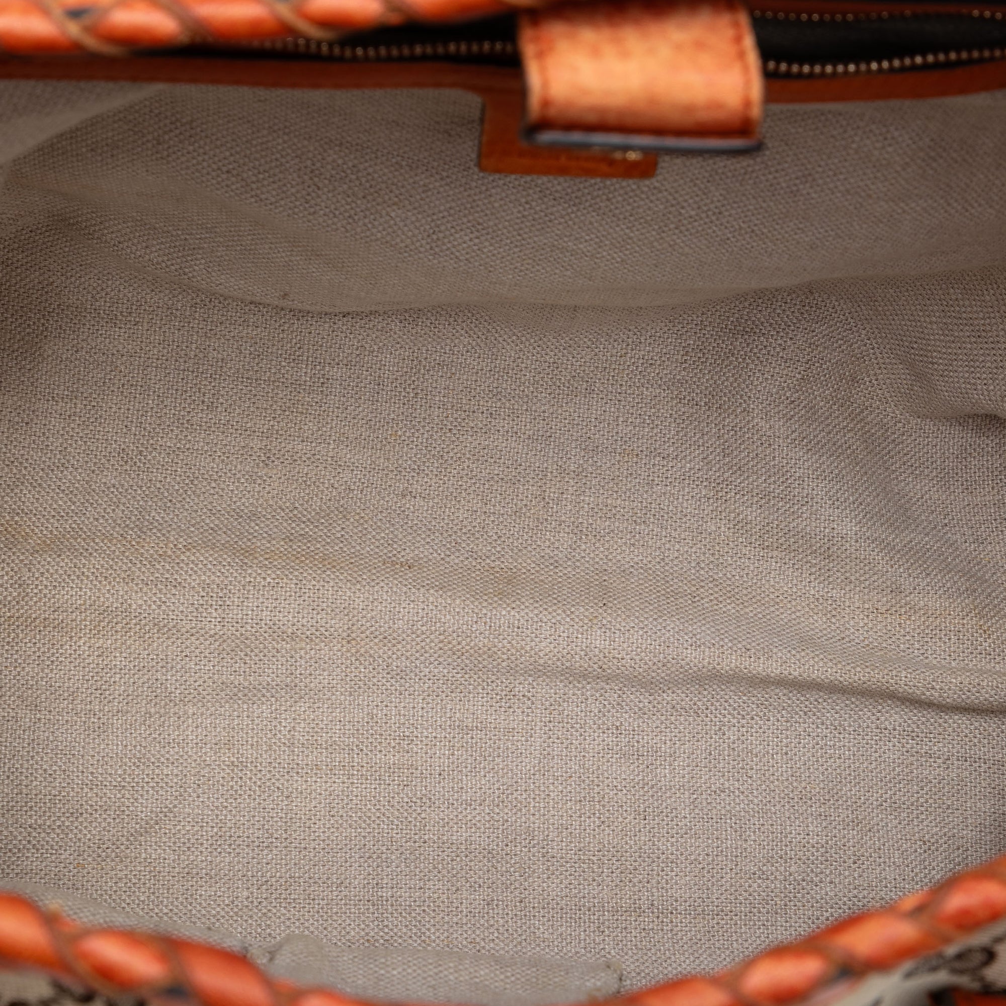 Gucci Medium GG Toile Bamboo Pompon Cabas