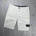 Stone Island Cargo Shorts - Ivory
