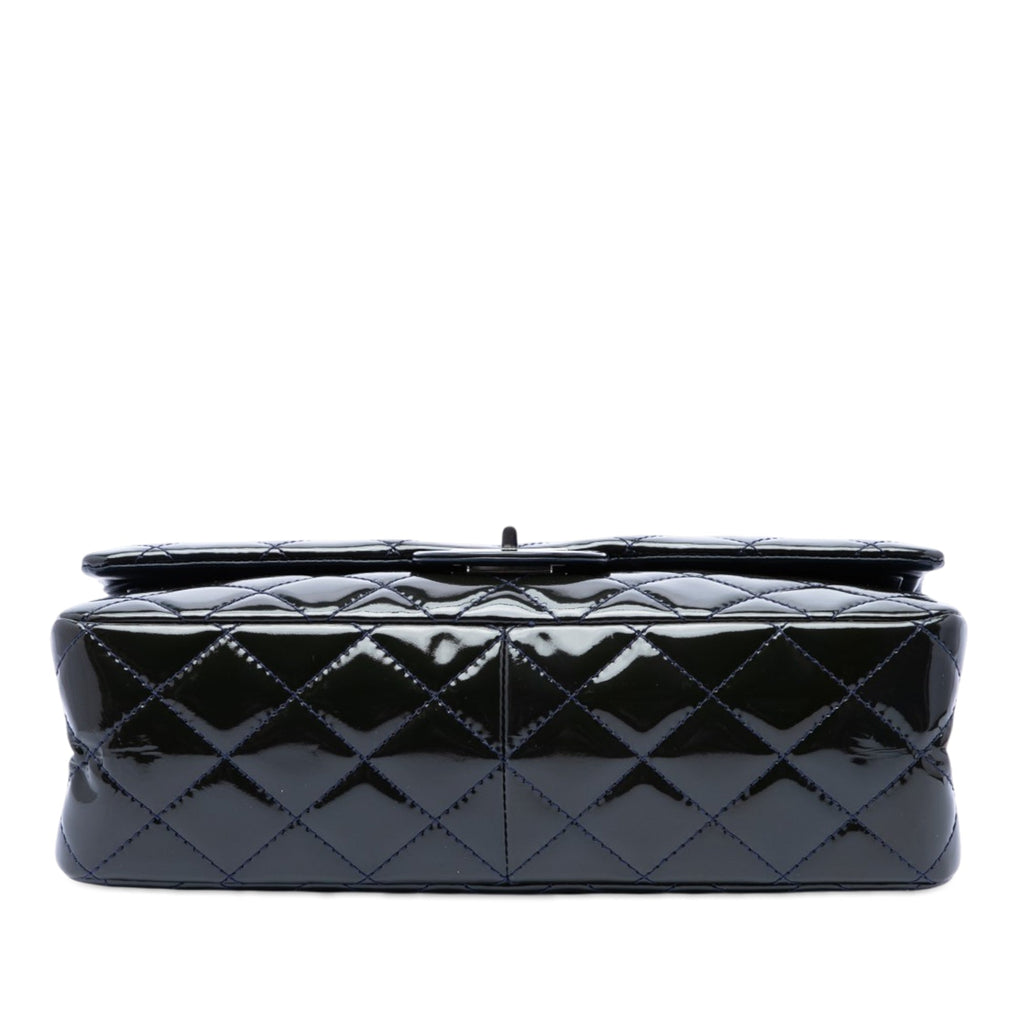 Chanel Matelassé Cuir verni Reissue 2.55 Double rabat 227