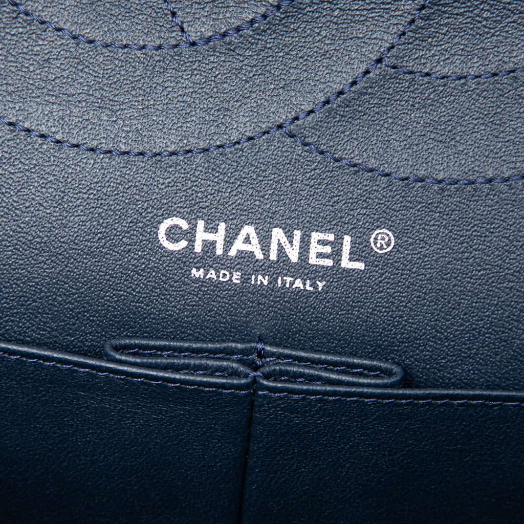 Chanel Matelassé Cuir verni Reissue 2.55 Double rabat 227