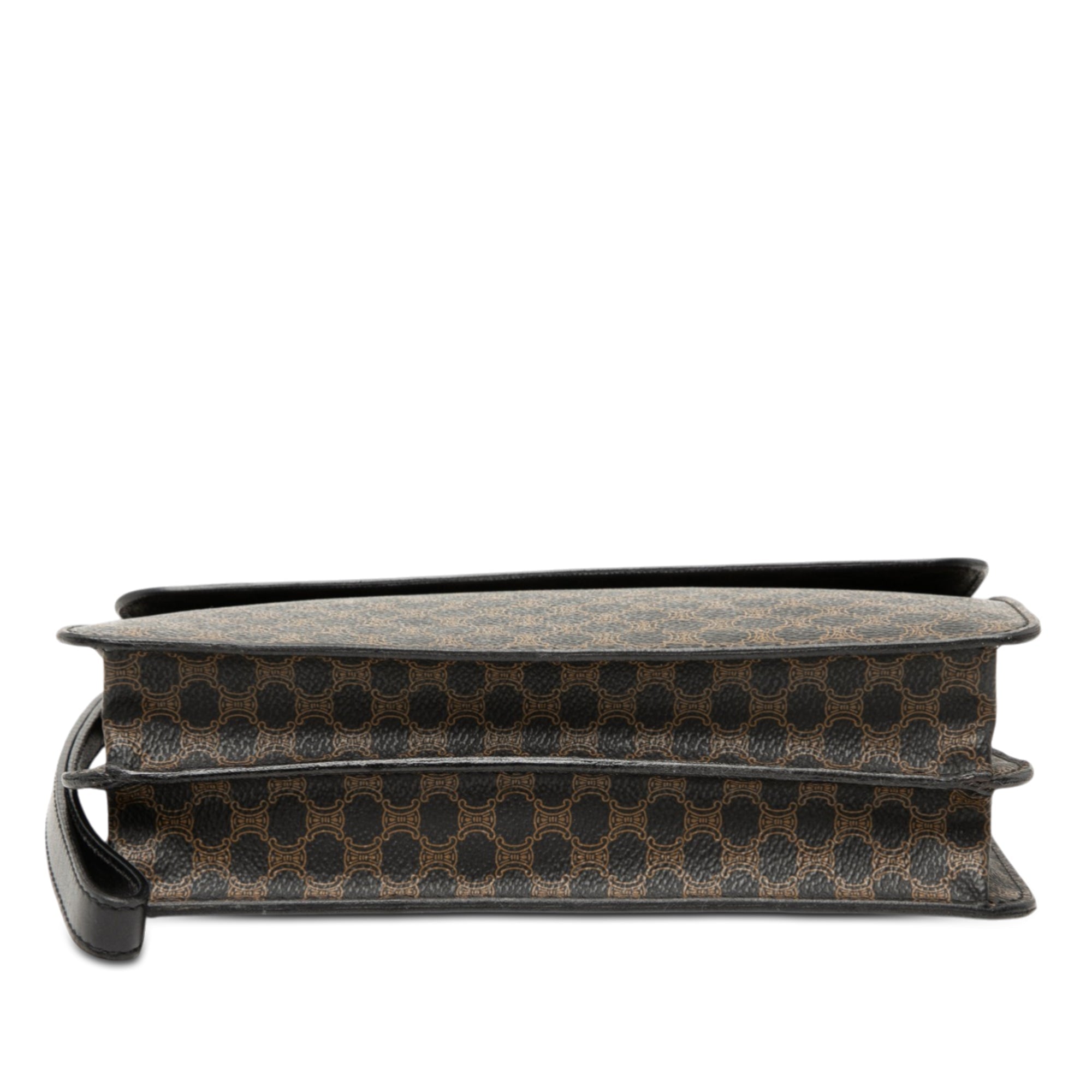 Celine Macadam Coated Toile et Cuir Pochette