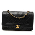 Chanel Medium Cuir d’agneau Diana Rabat intégral