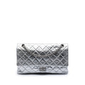 Chanel Matelassé Metallic vieilli Cuir de veau Reissue 2.55 Double rabat 226