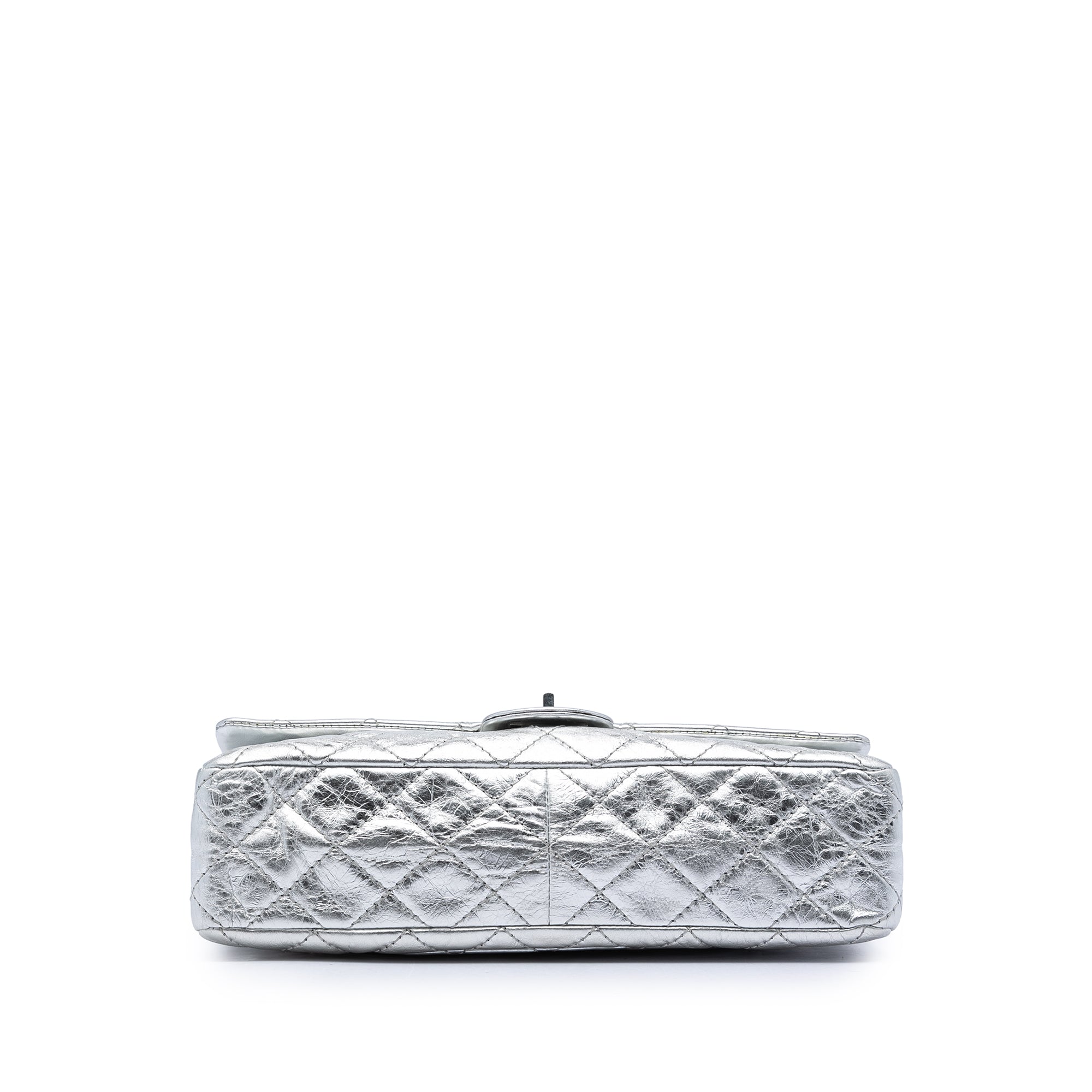 Chanel Matelassé Metallic vieilli Cuir de veau Reissue 2.55 Double rabat 226