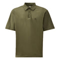 Cp Company No Gravity Jersey Logo Polo Shirt In Thyme with Certilogo