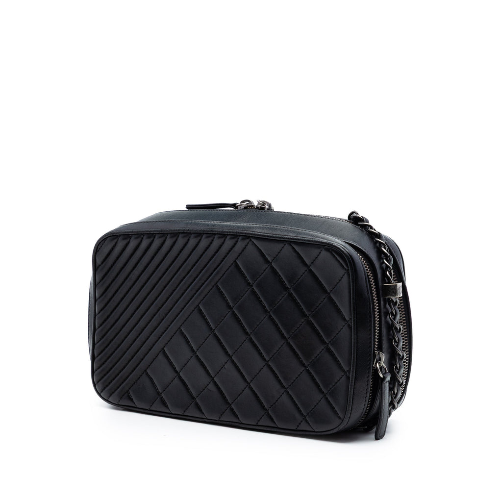 Chanel Medium Matelassé Cuir d’agneau Coco Boy Sac caméra