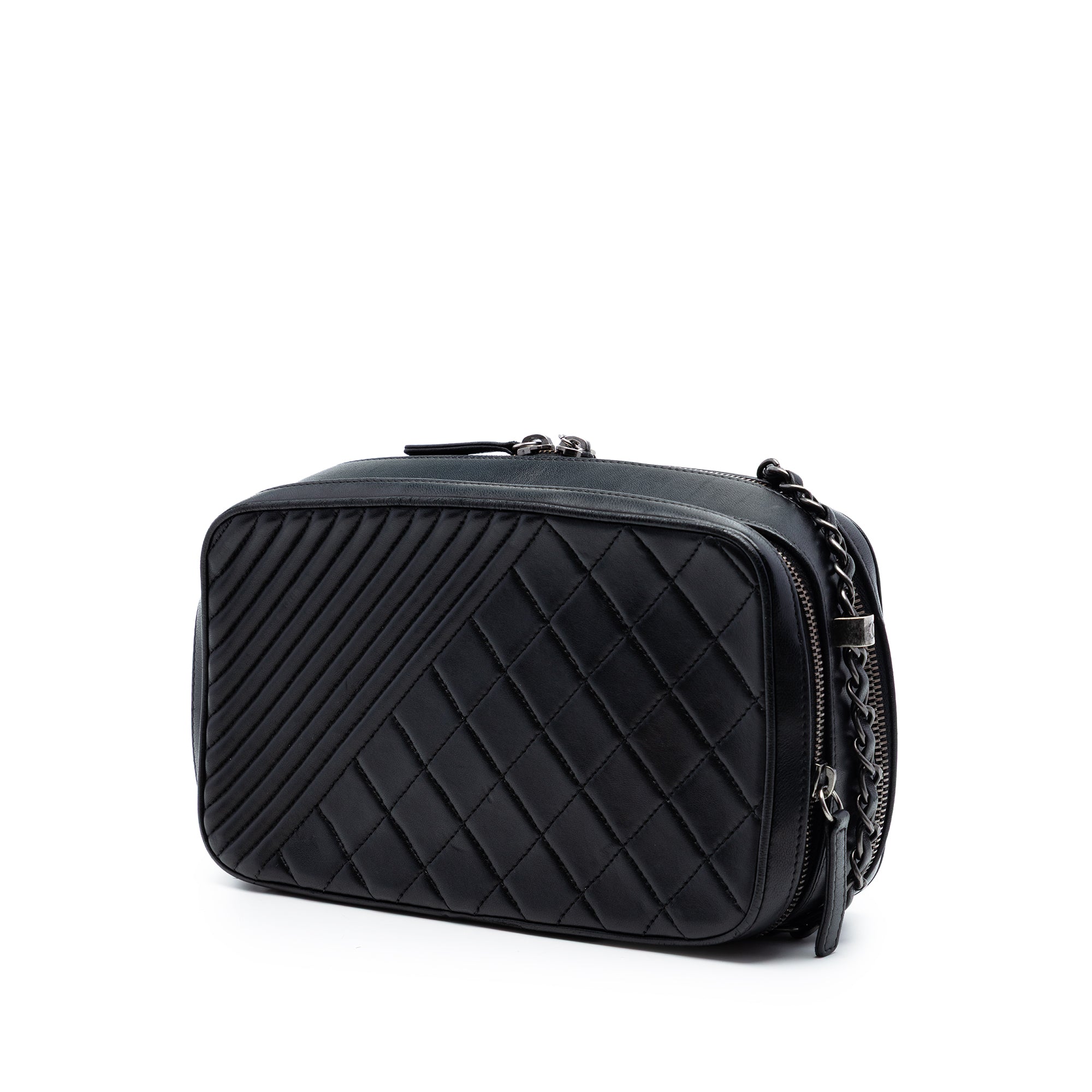 Chanel Medium Matelassé Cuir d’agneau Coco Boy Sac caméra