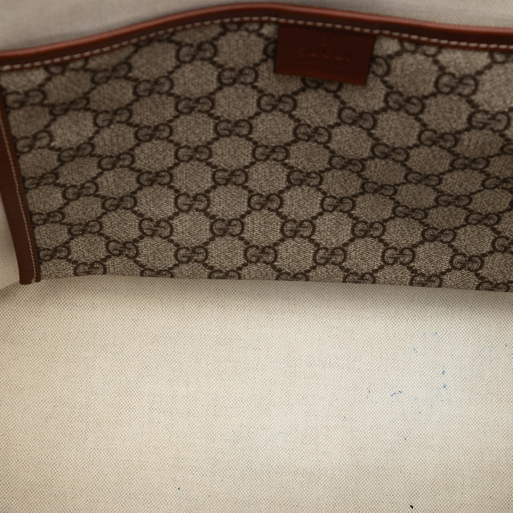Gucci Medium GG Supreme Web Loop Cabas