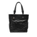 Chanel Small Matelassé Coated Toile Paris Biarritz Cabas