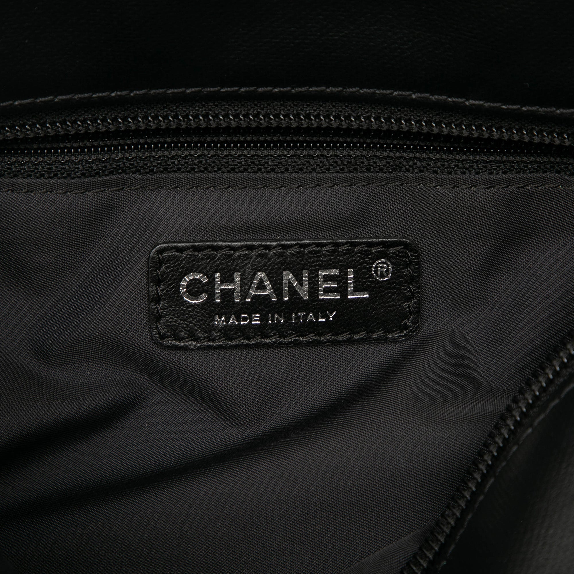 Chanel Small Matelassé Coated Toile Paris Biarritz Cabas