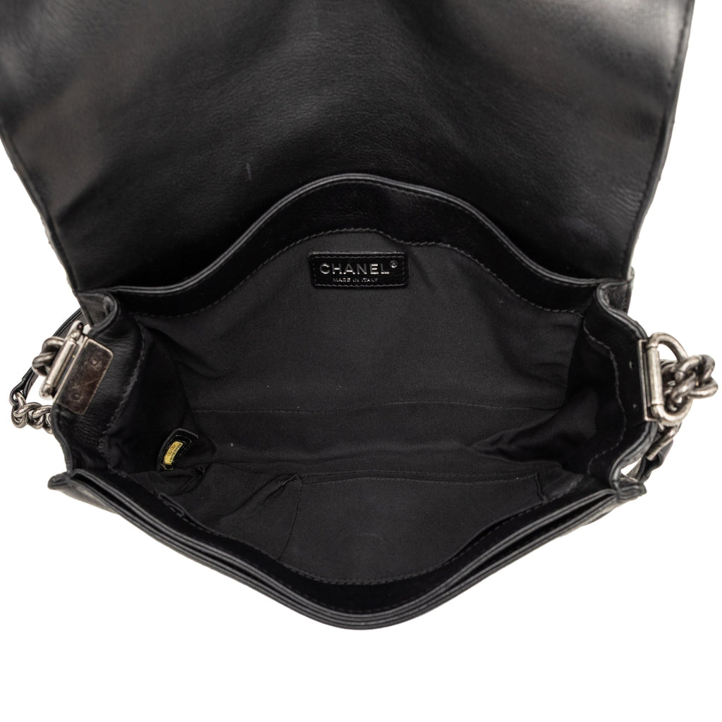 Chanel Medium Cuir de veau Boy Reverso à rabat
