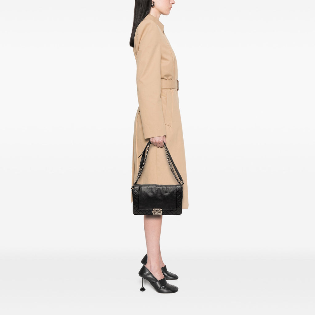 Chanel Medium Cuir de veau Boy Reverso à rabat
