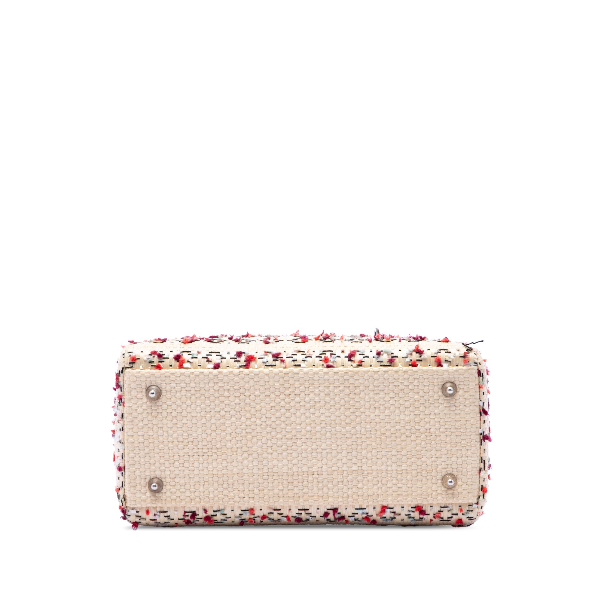 Dior Medium Woven Raffia Lady Dior