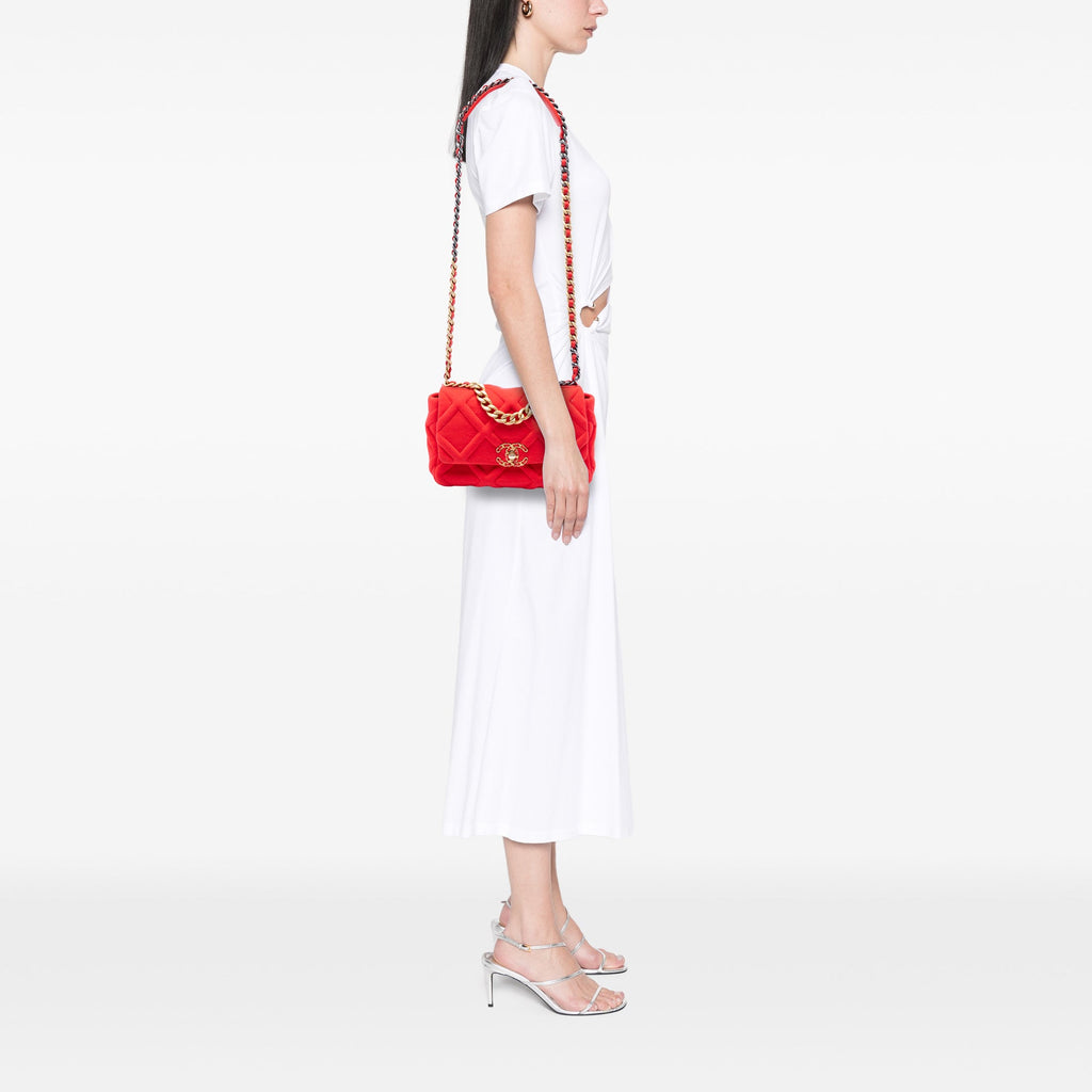 Chanel Medium Jersey 19 à rabat