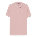 Cp Company 180A Resist Dyed Polo Shirt In Misty Rose