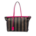 Fendi Medium Pequin Toile Roll Cabas