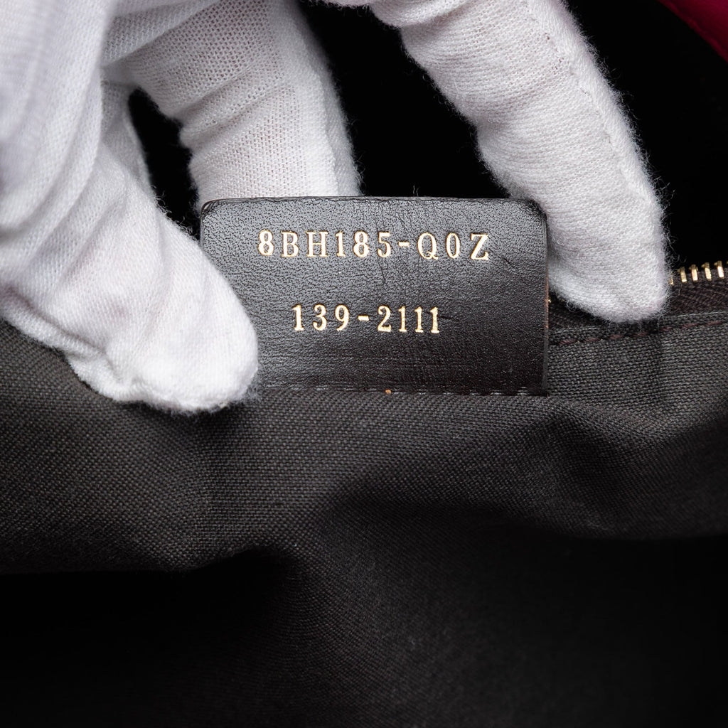 Fendi Medium Pequin Toile Roll Cabas