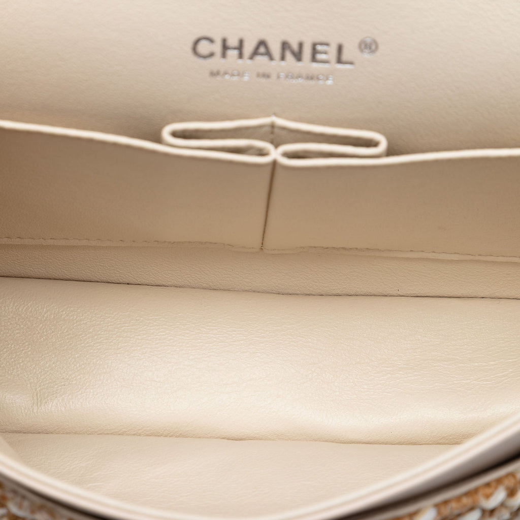 Chanel Medium Classic Tweed Double rabat