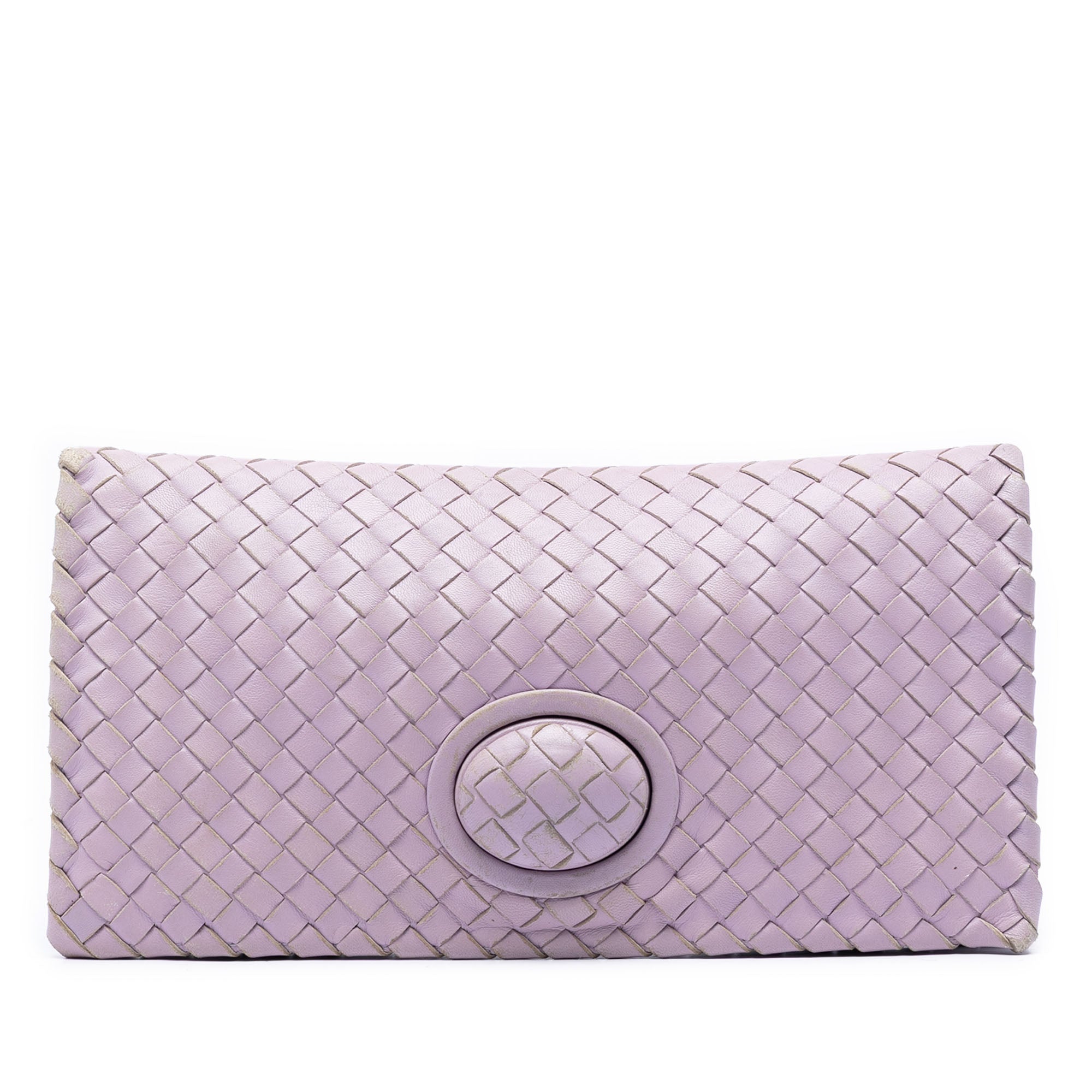 Bottega Veneta Nappa Intrecciato Turn Lock Pochette