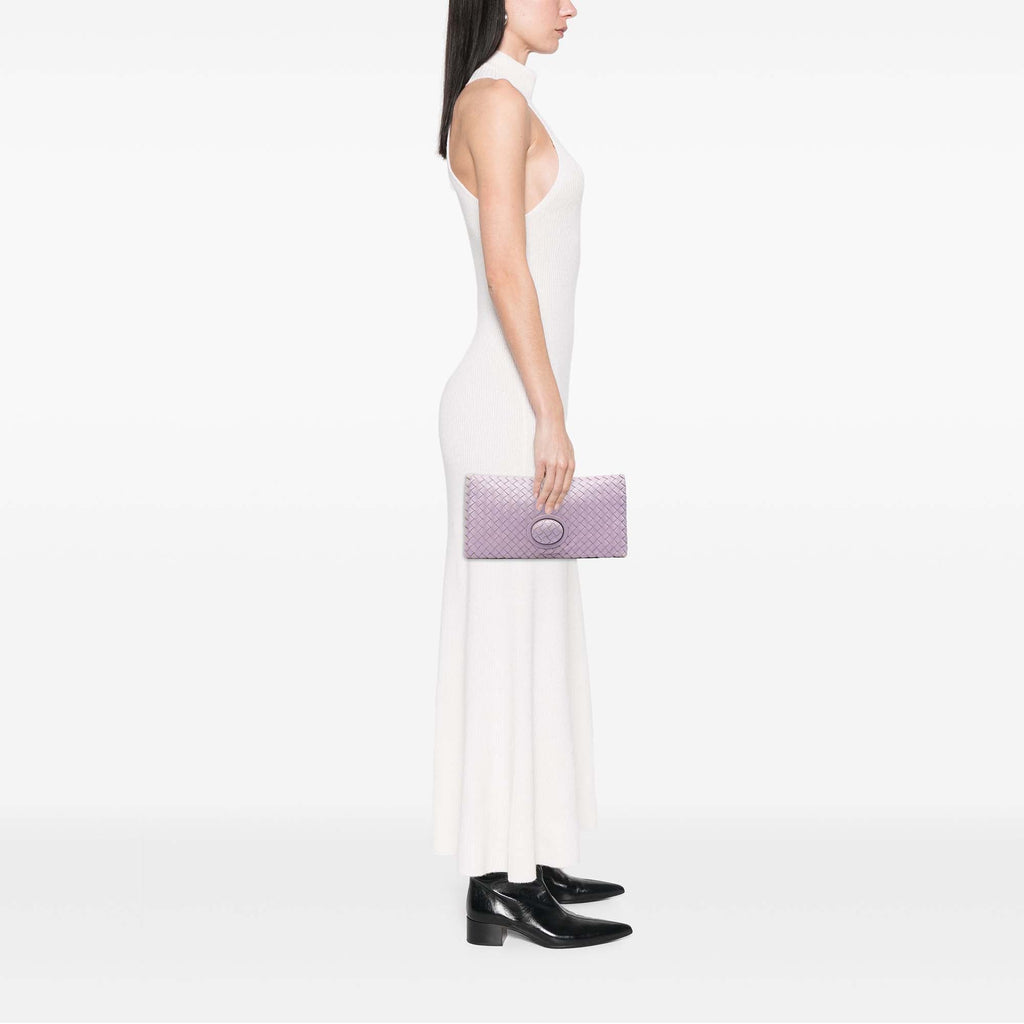 Bottega Veneta Nappa Intrecciato Turn Lock Pochette