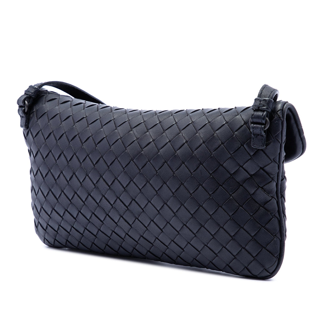 Bottega Veneta Mini Nappa Intrecciato Turn Lock Sac porté croisé