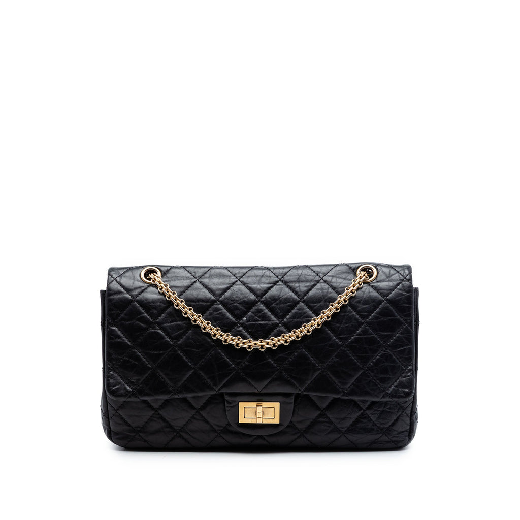 Chanel Matelassé vieilli Cuir de veau Reissue 2.55 Double rabat 227