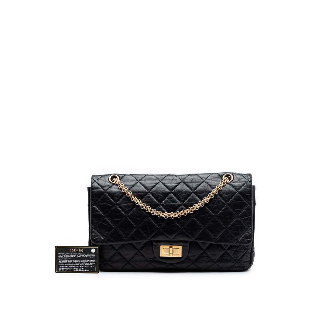 Chanel Matelassé vieilli Cuir de veau Reissue 2.55 Double rabat 227