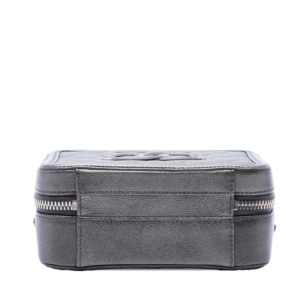 Chanel Small Metallic Caviar CC Filigree Vanity