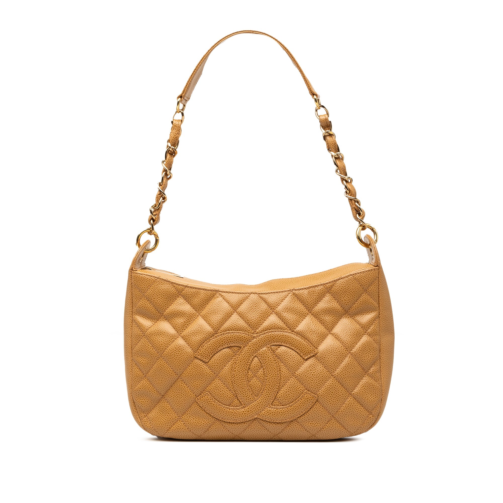 Chanel CC Matelassé Caviar Timeless Sac bandoulière