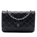 Chanel CC Matelassé Caviar Wallet on Chain