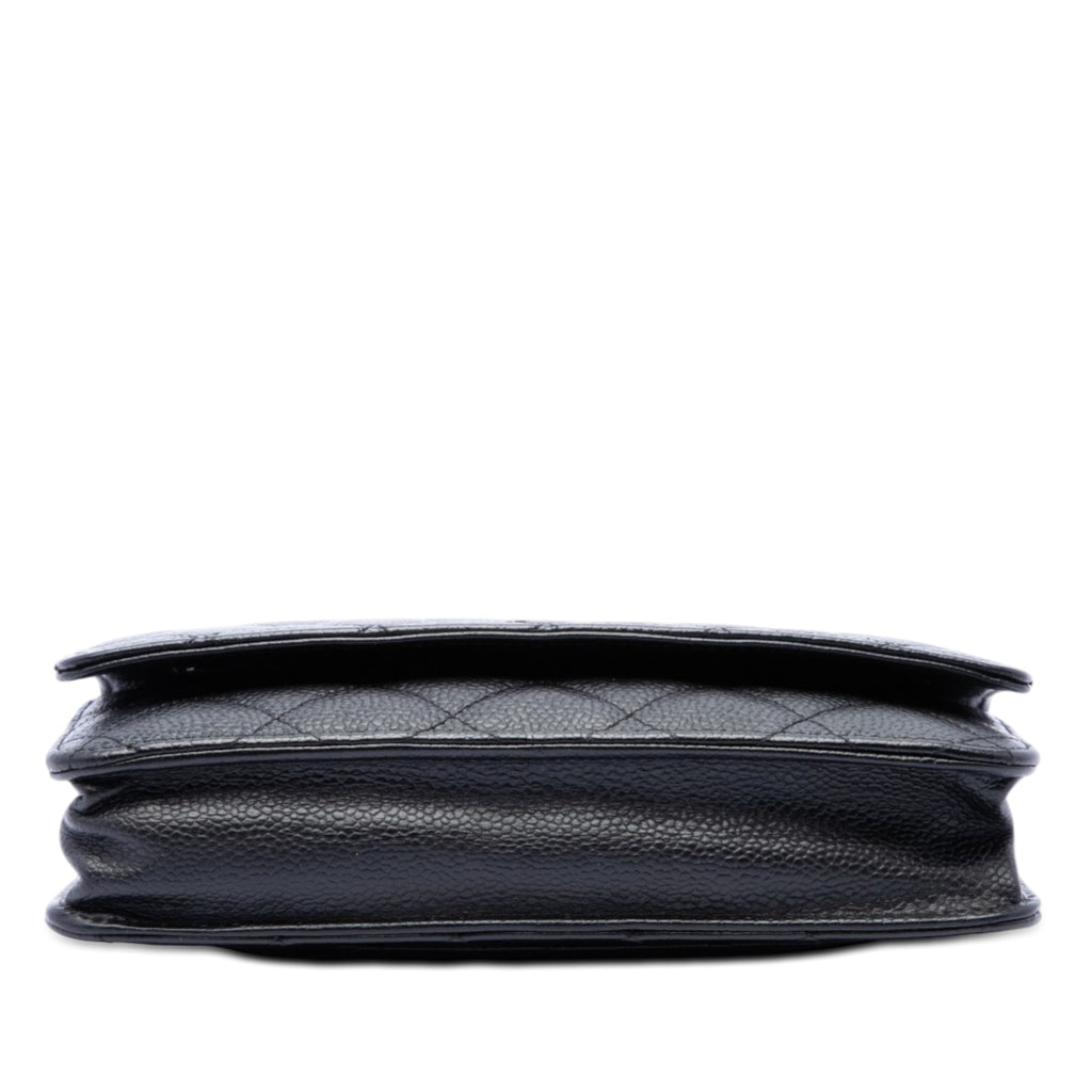 Chanel CC Matelassé Caviar Wallet on Chain