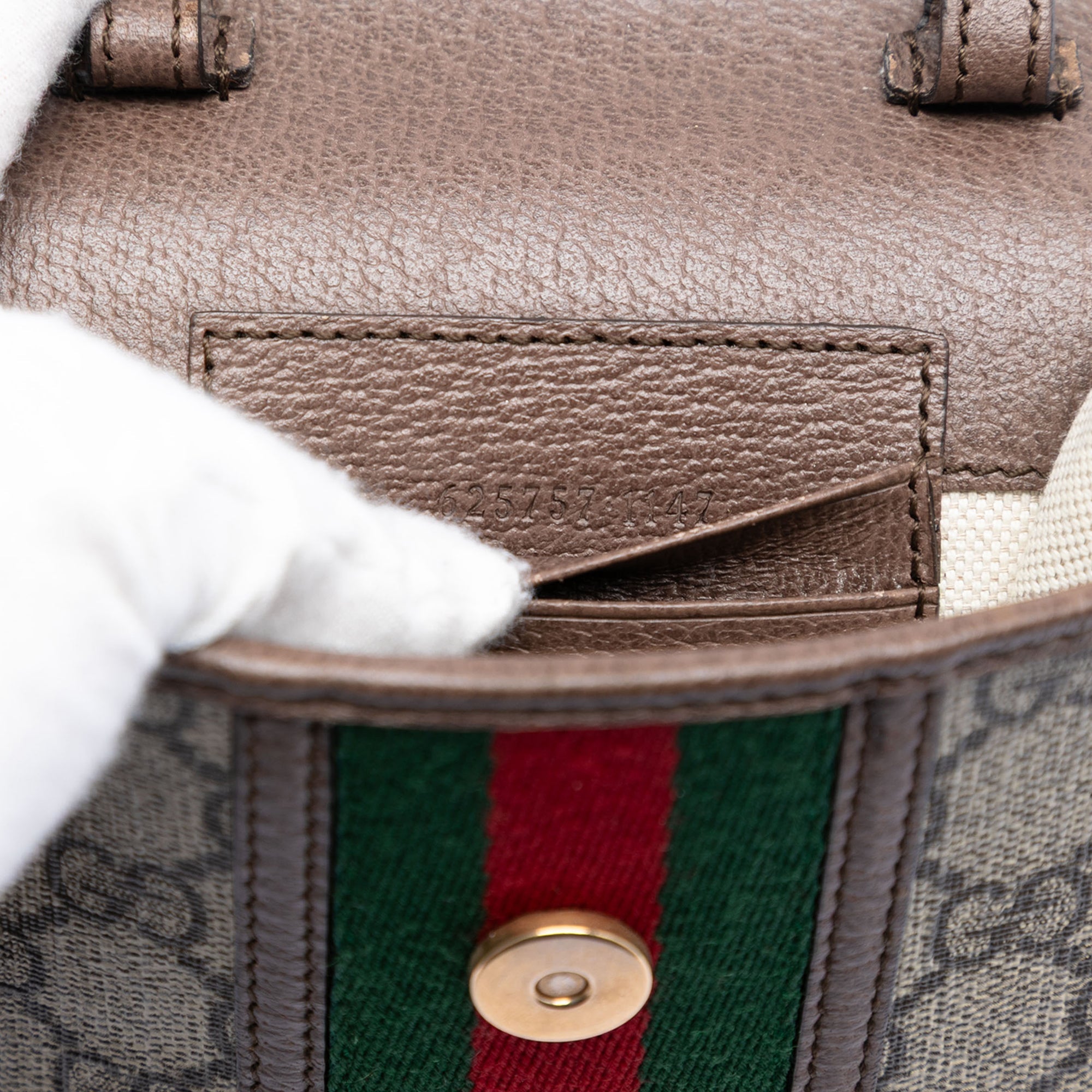 Gucci Mini GG Supreme Web Ophidia Sac porté croisé