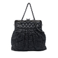 Chanel Matelassé Iridescent Cuir de veau Chic Quilt Frame Sac