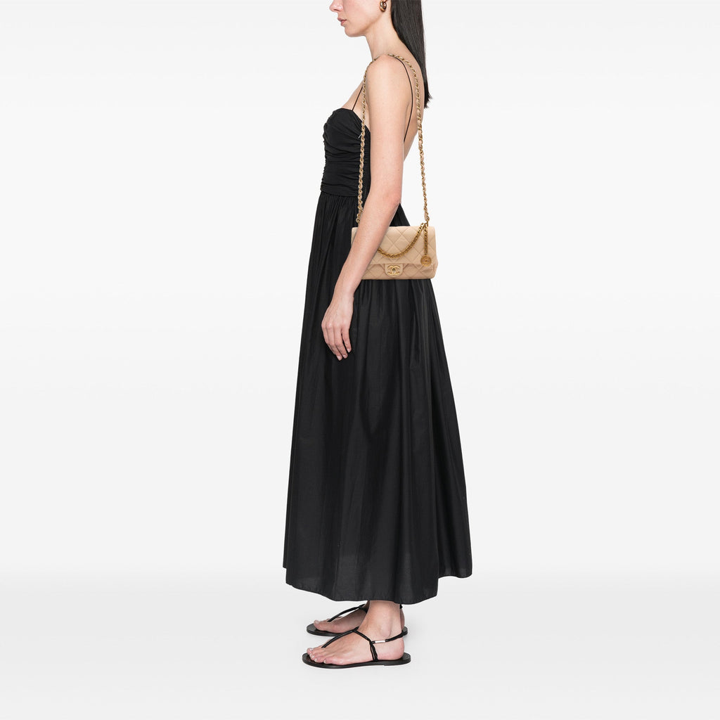 Chanel Matelassé Cuir d’agneau Fancy Jewel Simple rabat