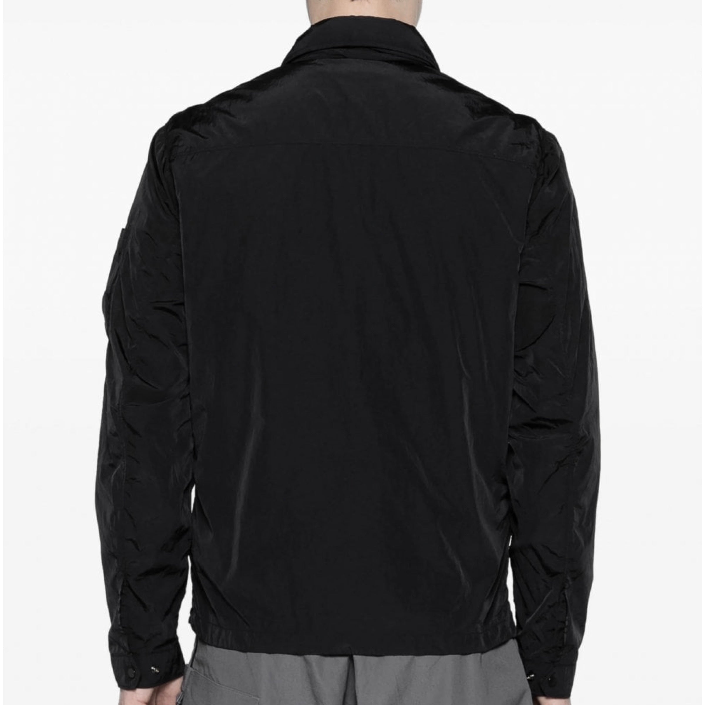 Cp Company 013A Chrome-R Lens Overshirt in Black