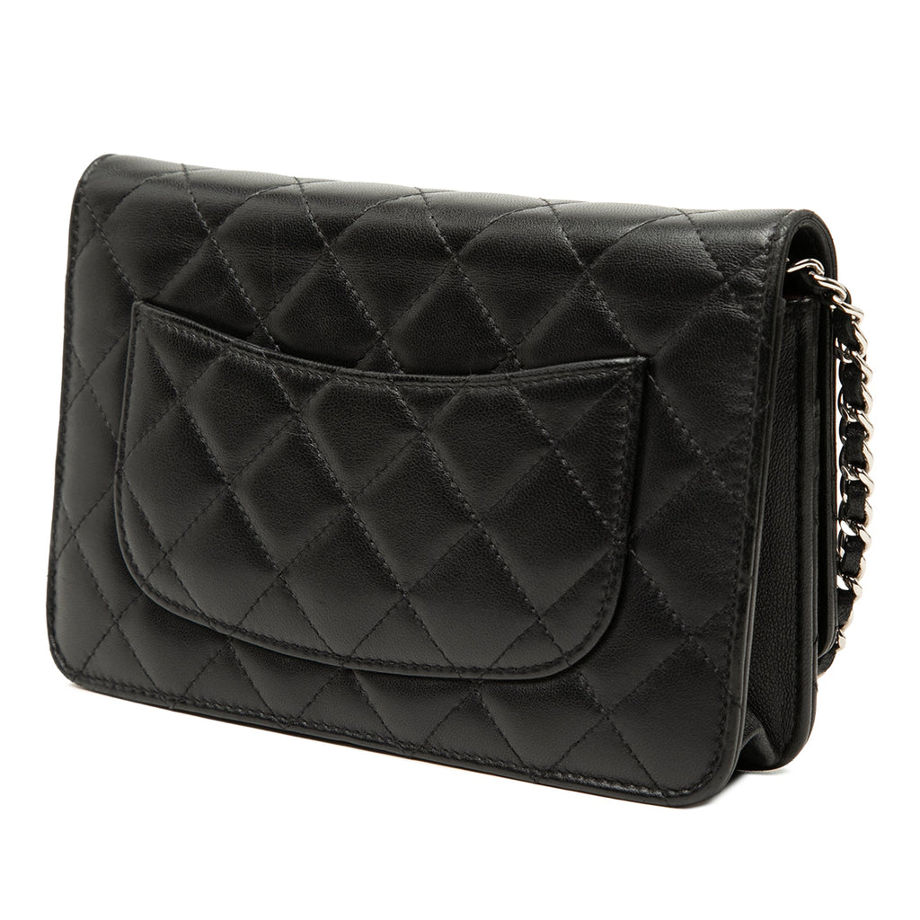 Chanel CC Matelassé Cuir d’agneau Wallet on Chain
