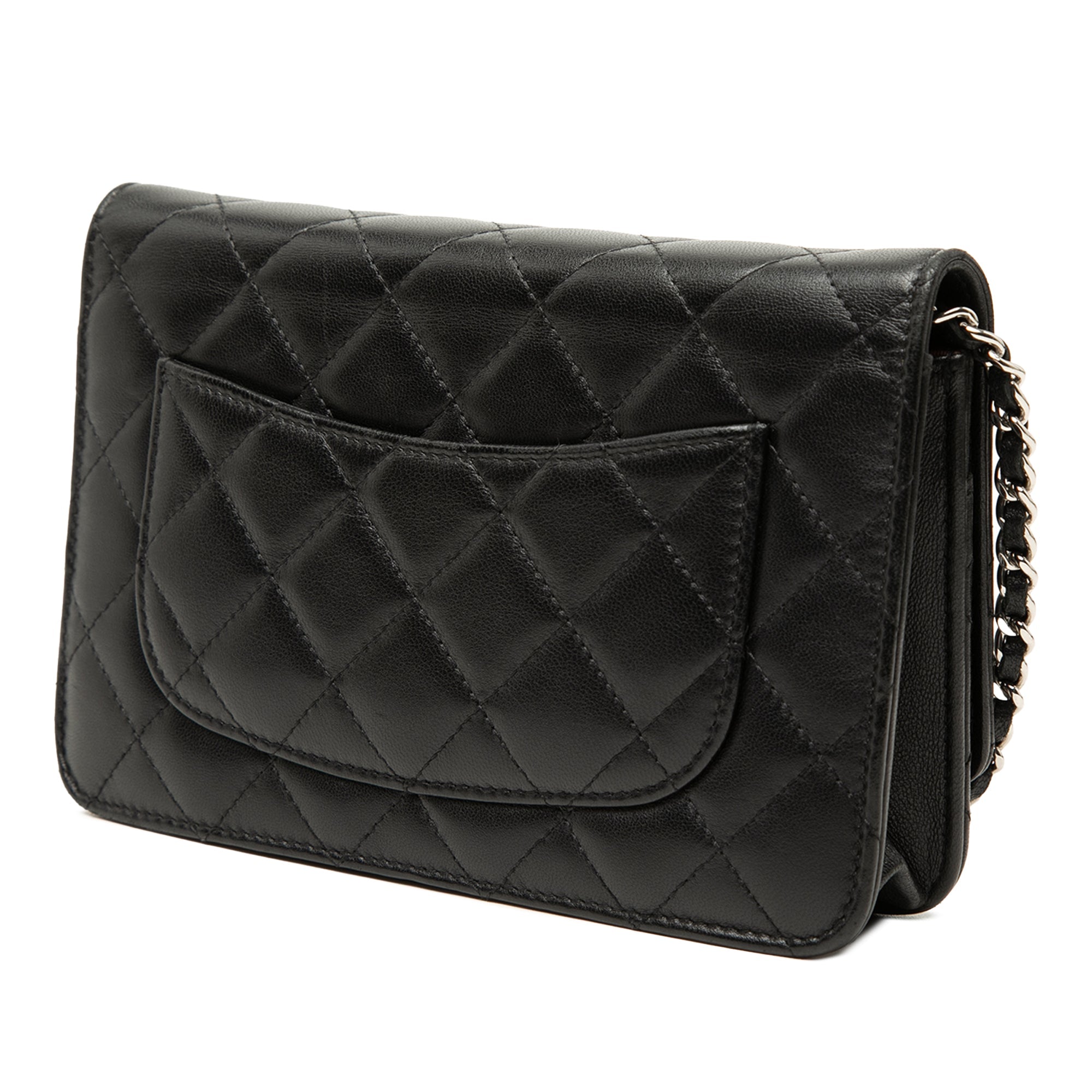 Chanel CC Matelassé Cuir d’agneau Wallet on Chain