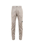 Cp Company 056A Stretch Sateen Cargo Pants In Drizzle Grey