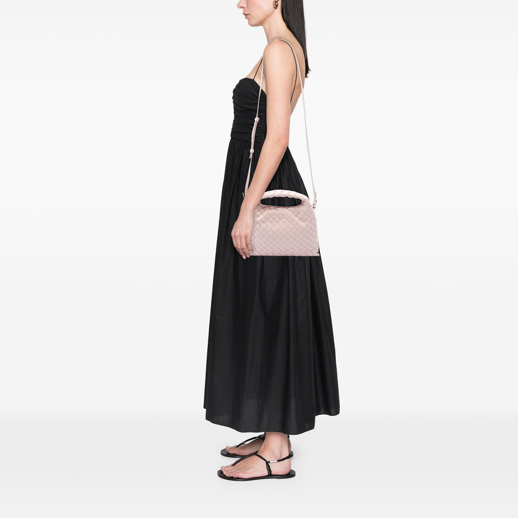 Bottega Veneta Mini Cuir de veau Intrecciato Hop Sac