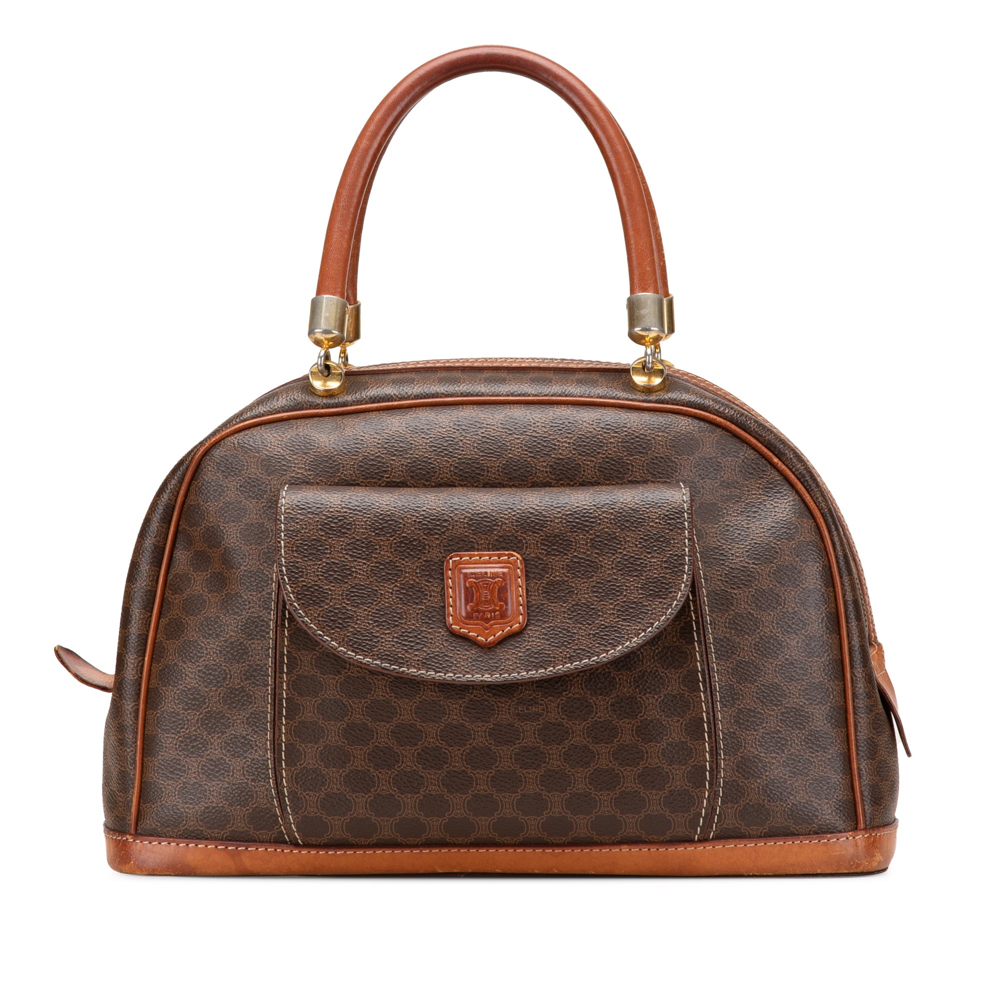 Celine Macadam Coated Toile Sac à main