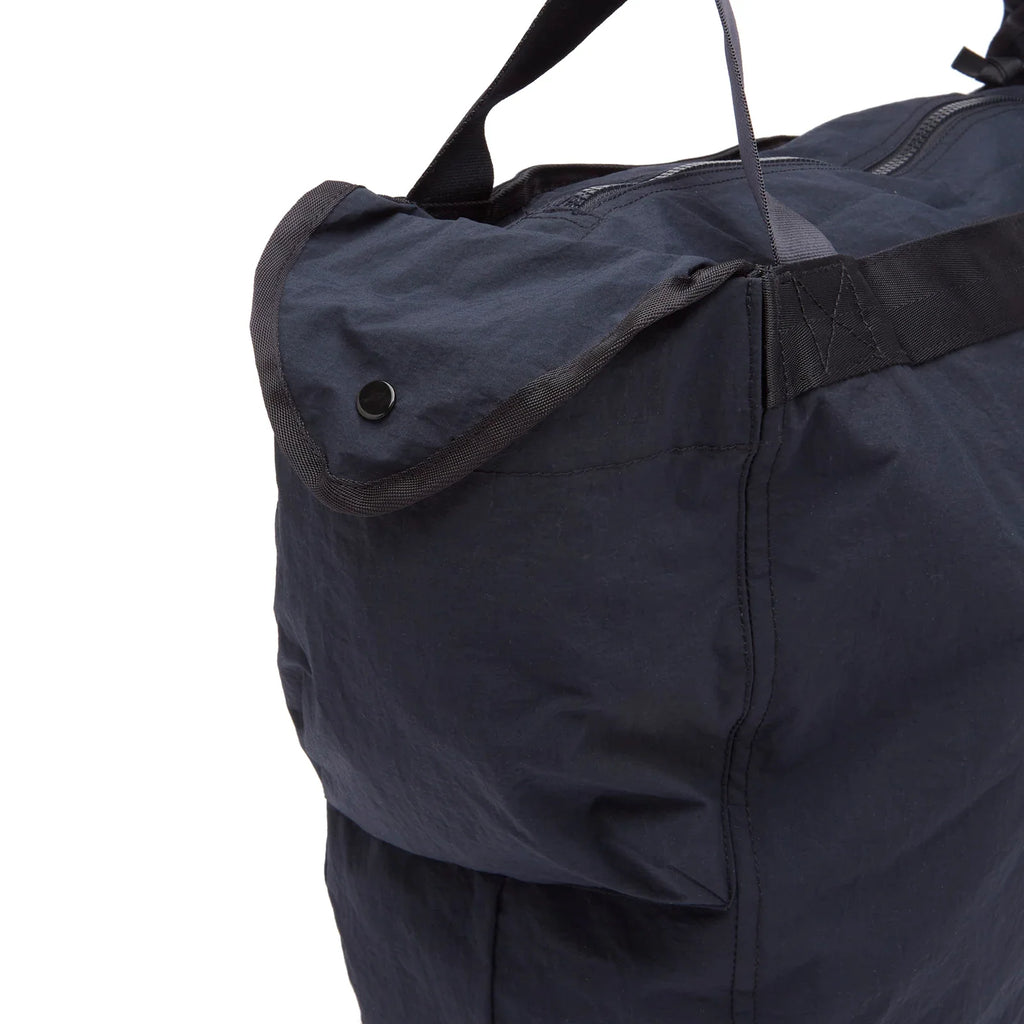 Cp Company Plain Paper Touch Zipped Logo Bag In Navy with Certilogo