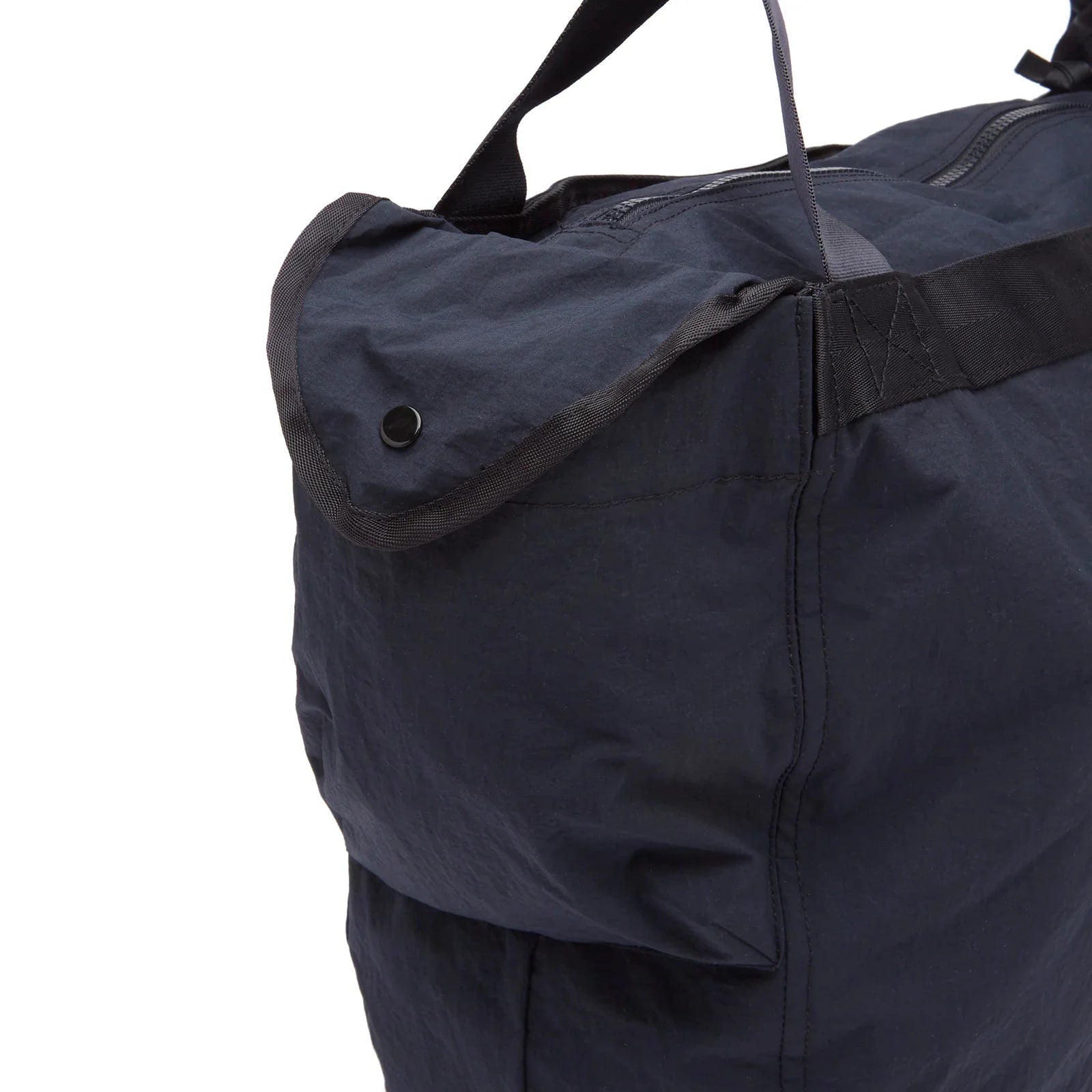 Cp Company Plain Paper Touch Zipped Logo Bag In Navy with Certilogo