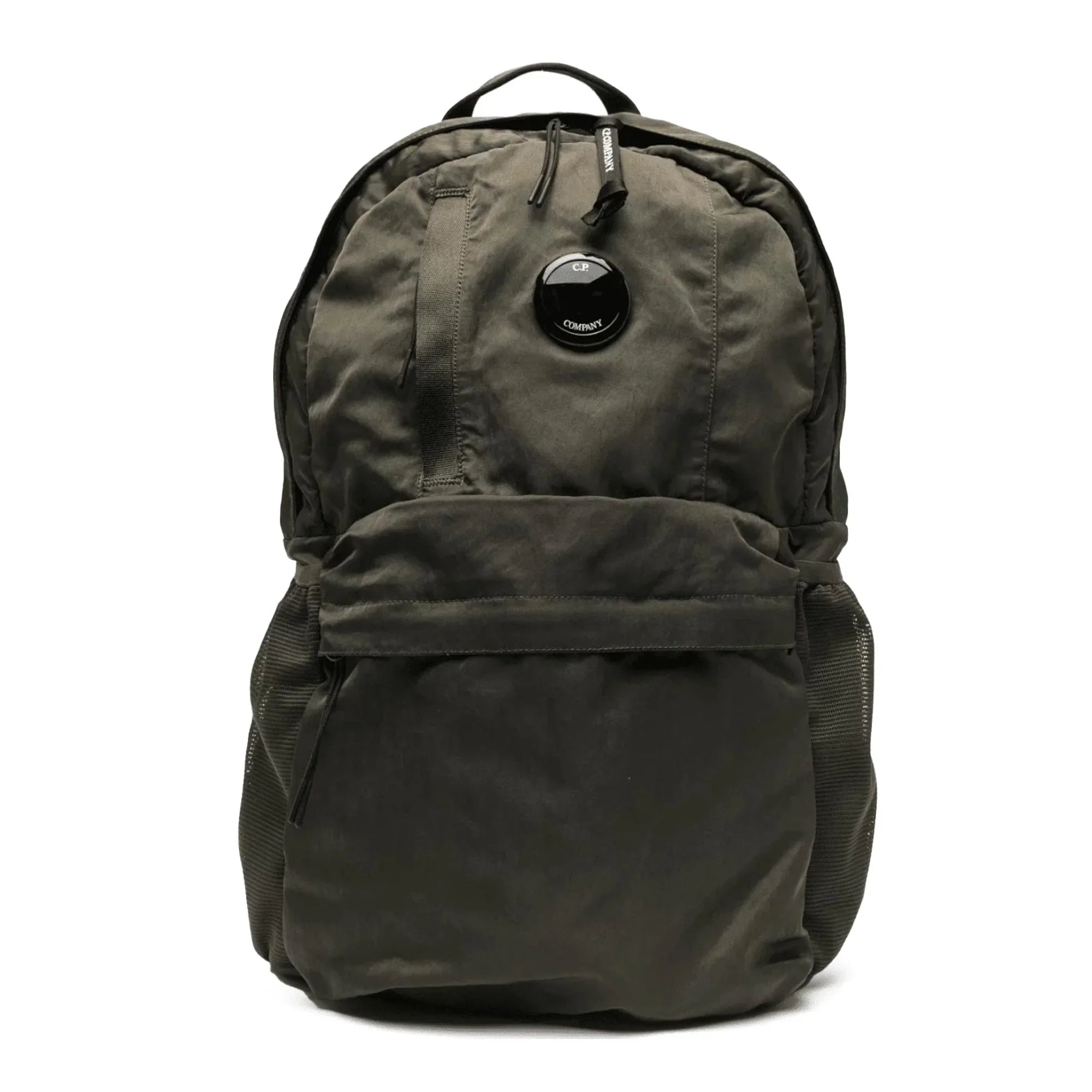 Cp Company Nylon B Lens Backpack In Ivy Green