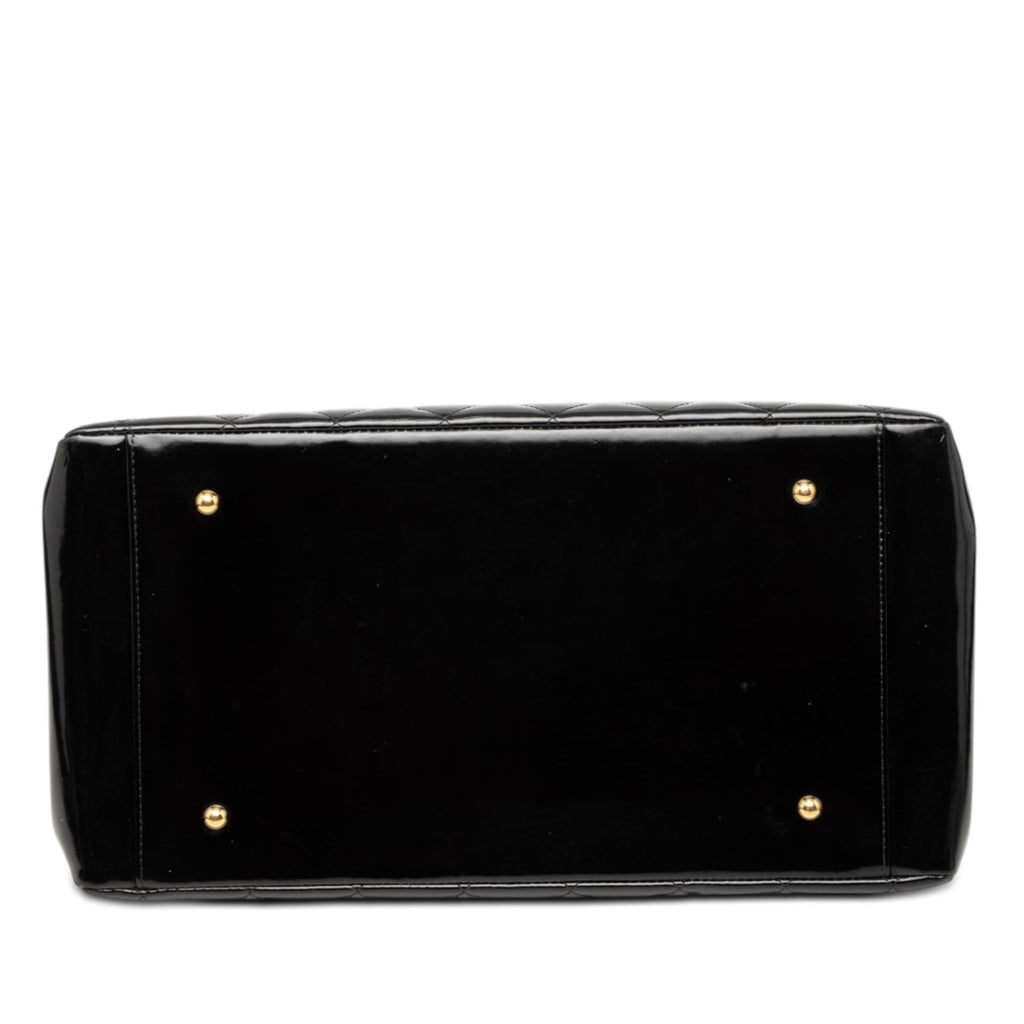 Chanel Grand CC Cuir verni Timeless Shopping Cabas