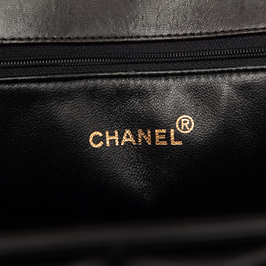 Chanel Grand CC Cuir verni Timeless Shopping Cabas