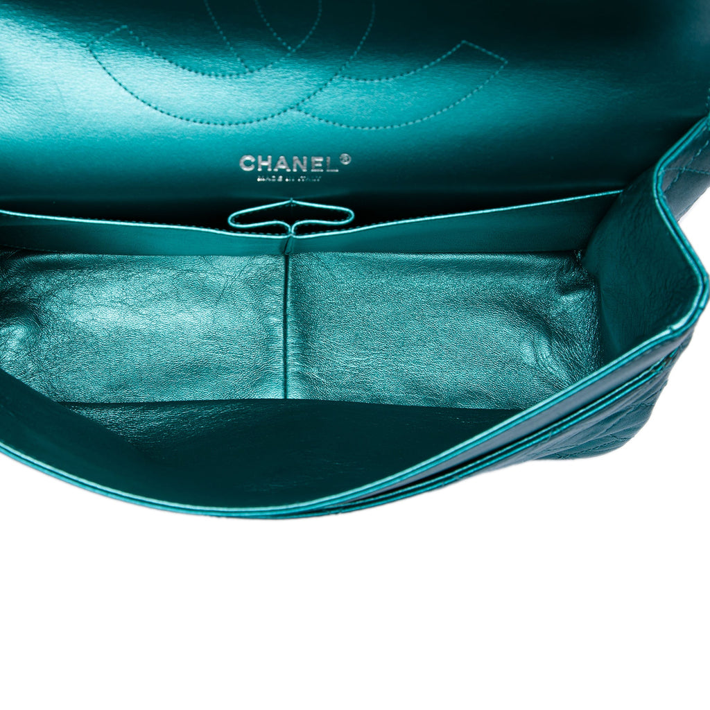 Chanel Matelassé Metallic Cuir de veau Reissue 2.55 à rabat 227