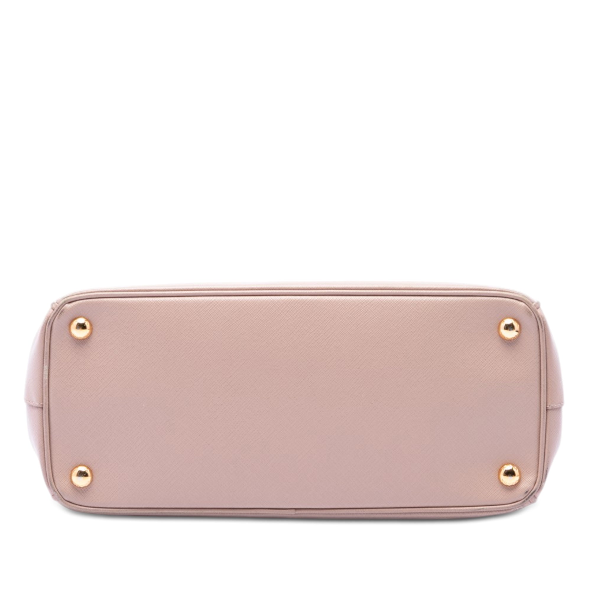 Prada Small Saffiano Lux Galleria Double Zip Sac