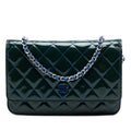 Chanel CC Matelassé Cuir verni Incognito Wallet on Chain