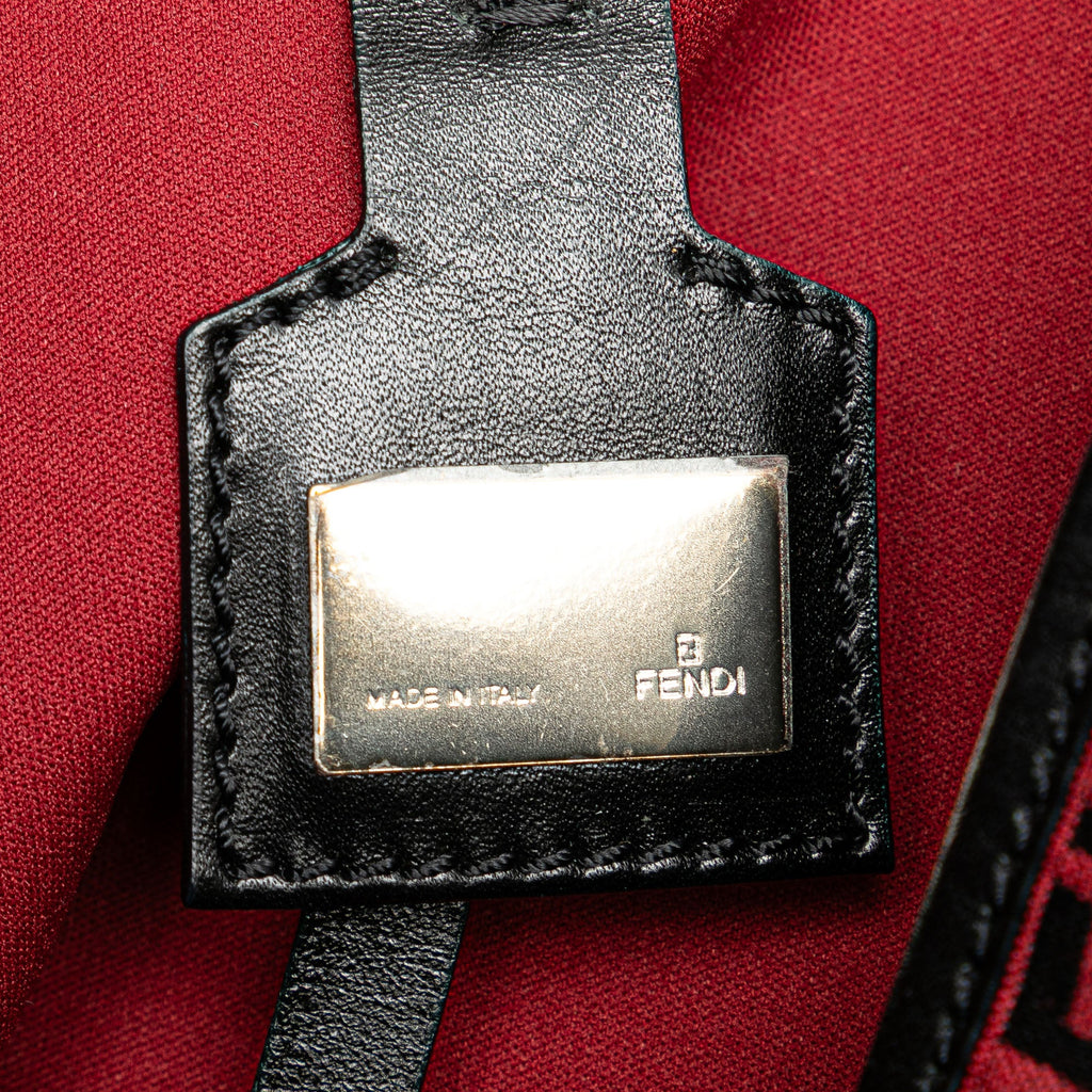 Fendi Medium Zucchino Toile Roll Cabas
