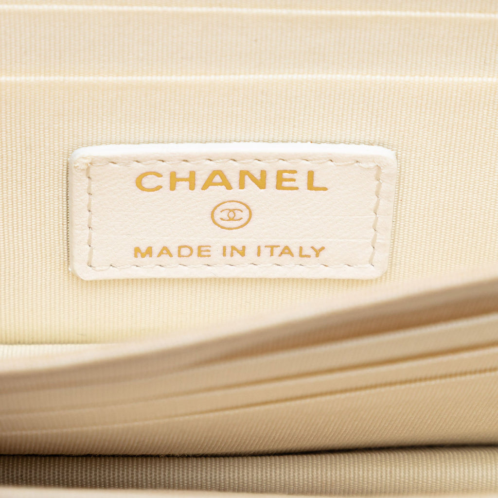Chanel Matelassé Cuir d’agneau Romance Wallet on Chain